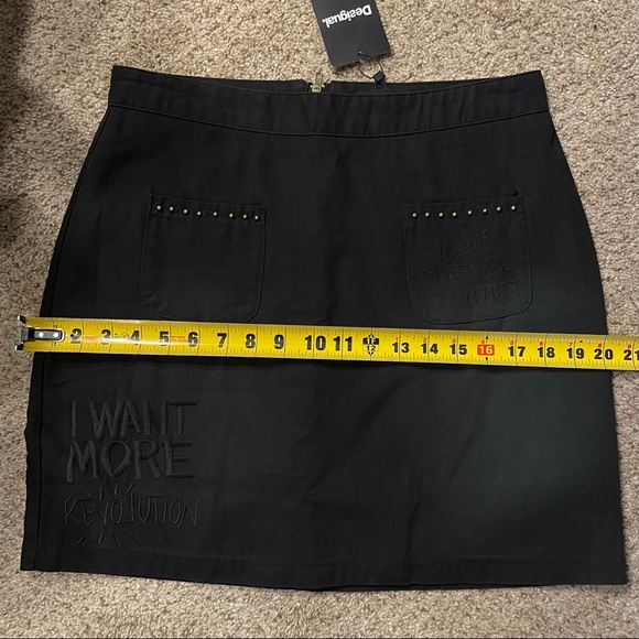 Desigual Black Denim Skirt - Jackie - Picture 8 of 10